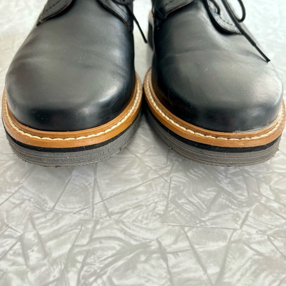 Clarks Black Leather Extralight Dress Oxfords 9 - Picture 2 of 9